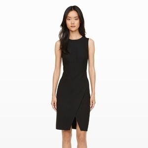 Club Monaco Asymmetric Front Slit Sheath Dress